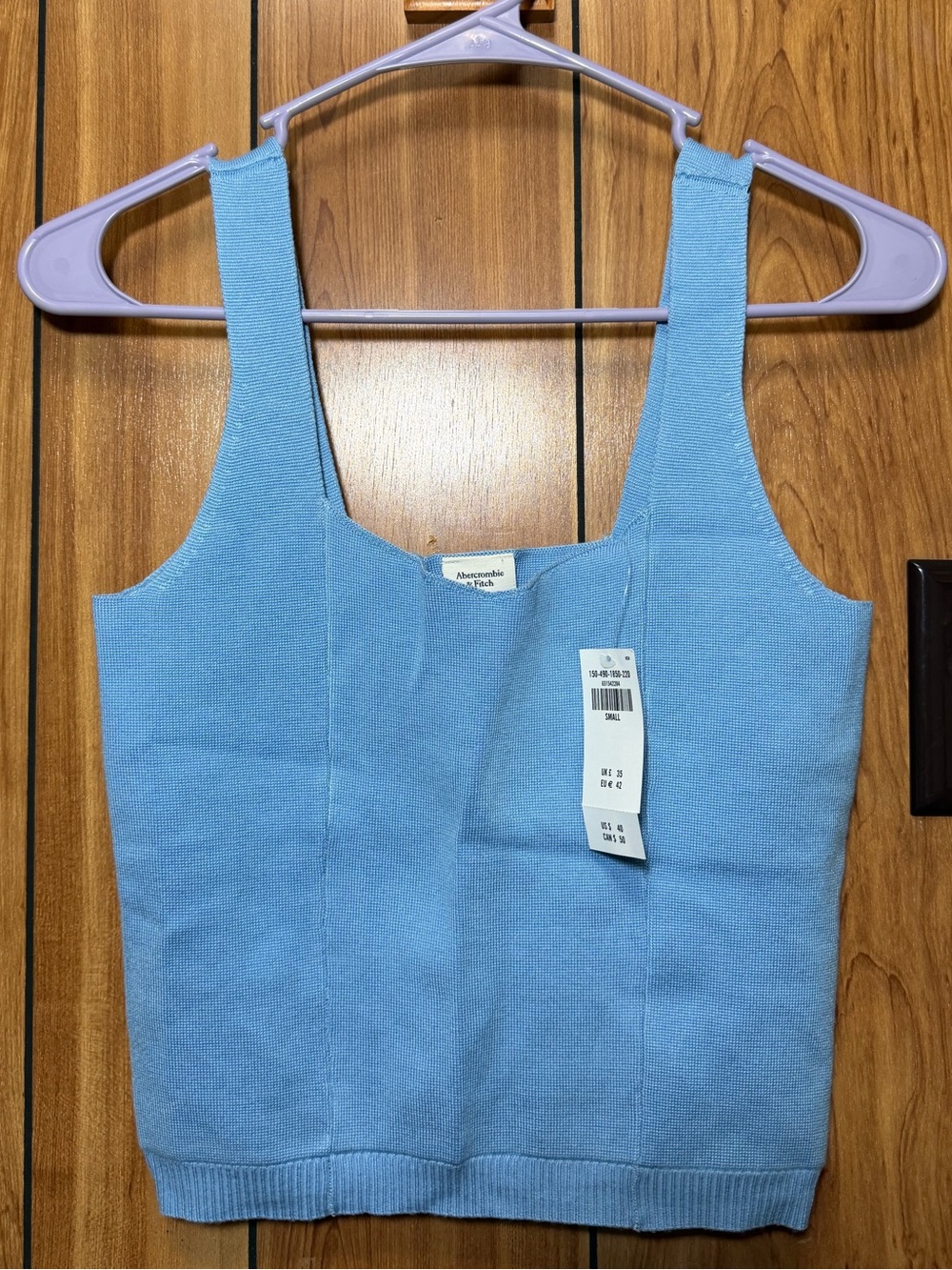 Abercrombie & Fitch Sky Blue Knit Tank